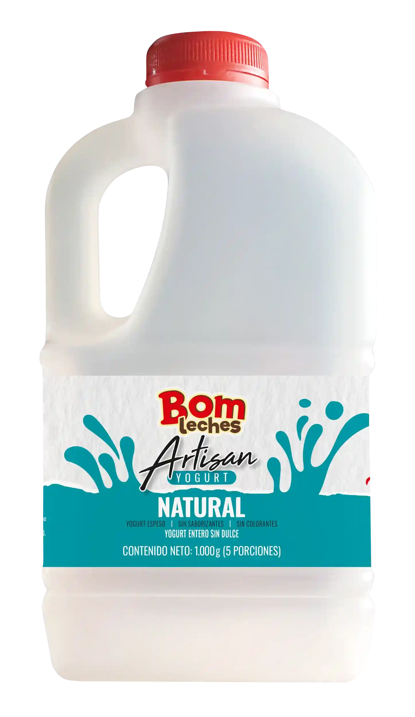 Yogurt natural, sin azúcar y sin saborizantes